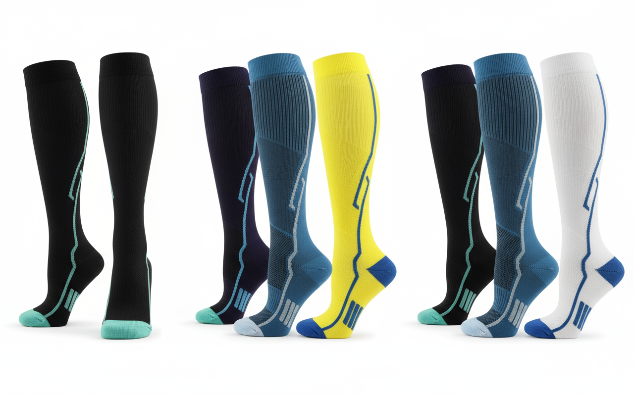 OrthoPress™ – Chaussettes de compression sportives antidouleur